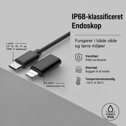 Inspeksjonskamera 2M | Endoskopkamera med LED