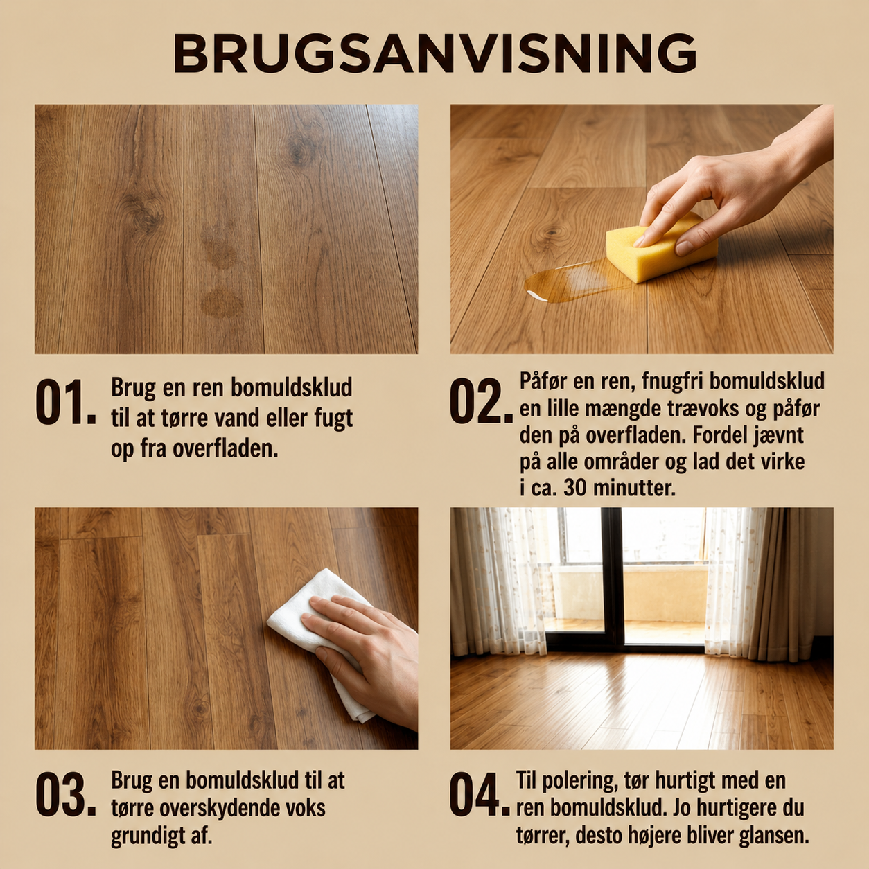 Naturlig Læderbalsam til Læder og Træ med Bivoks & Sheasmør | Effektiv Pleje til Tørre Overflader