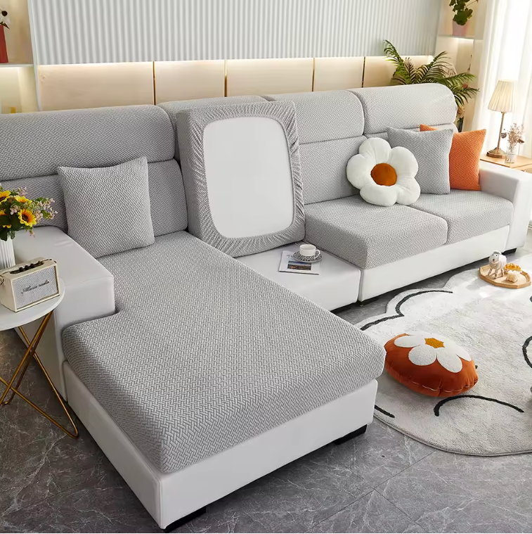 Elastisk sofatrekk til seteputer – vaskbart og beskyttende putetrekk
