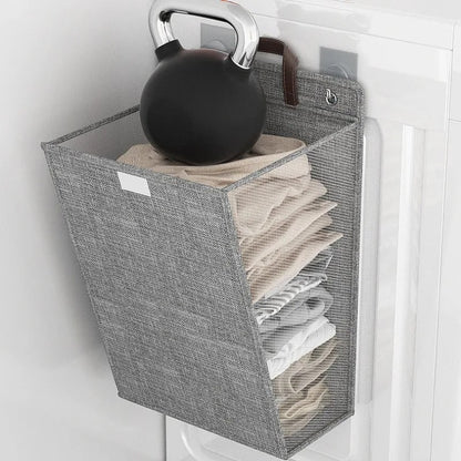 Foldbar Vasketøjskurv med Stempelfri Installation | Pladsbesparende Linned Opbevaring til Vasketøj
