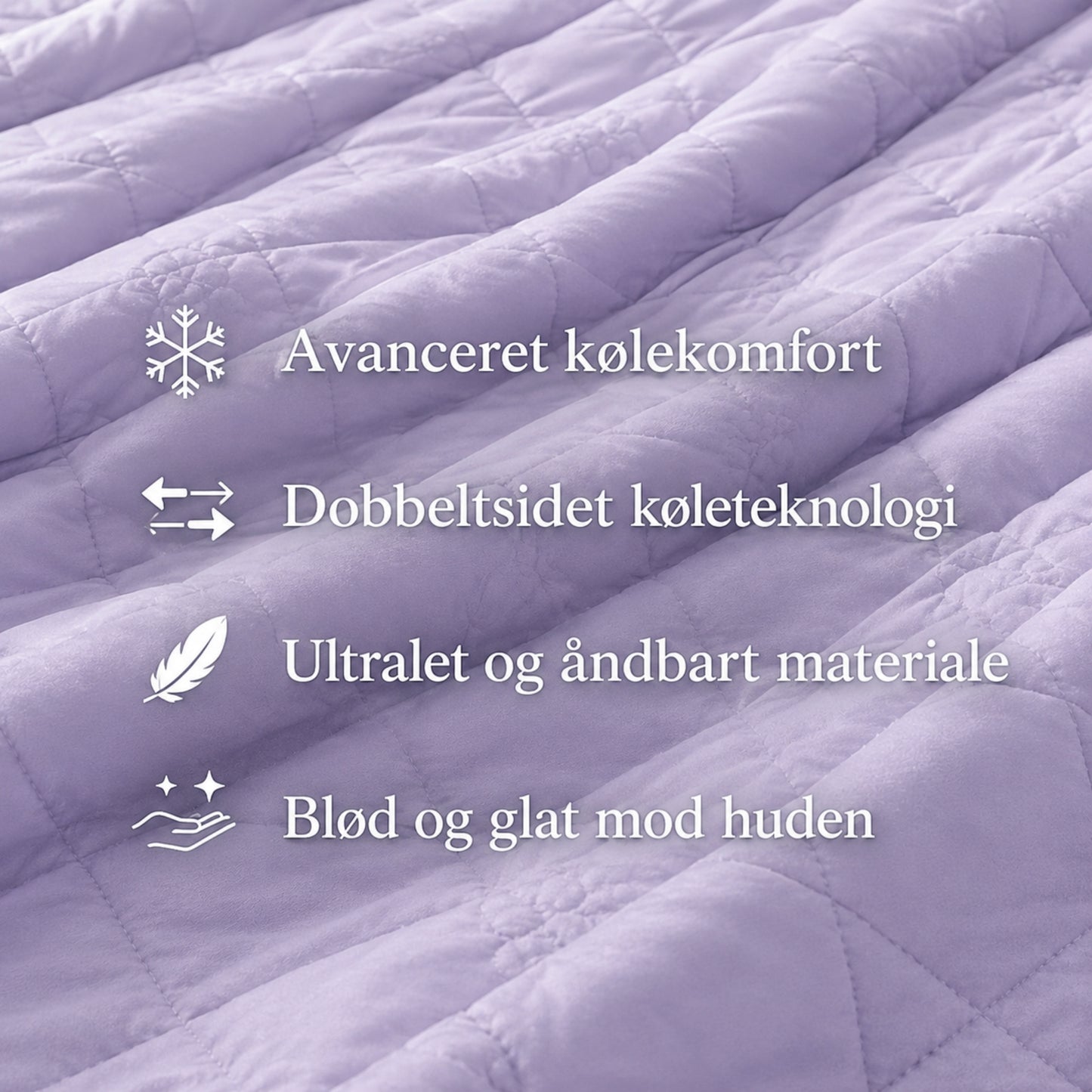 Kølende Sommerdyne – Let, Åndbar & Dobbeltsidet Køletæppe til Varme Nætter