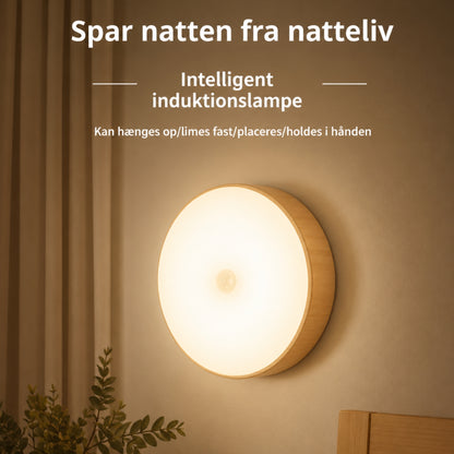 LED Sensor Natlampe – Genopladelig Trådløs Natbelysning med Bevægelsessensor