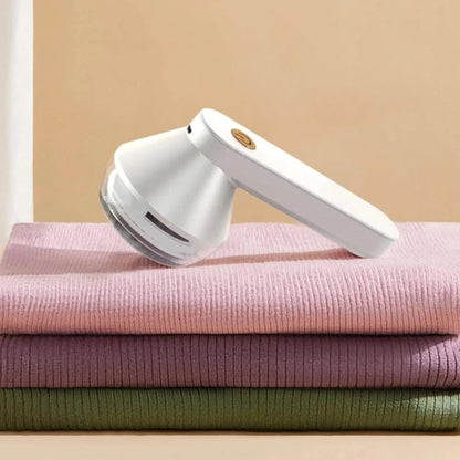 Elektrisk Luddfjerner Genopladelig – Fnugfjerner til Tøj, Sweatre, Sofa & Møbler med 6 Blade og USB-C Opladning