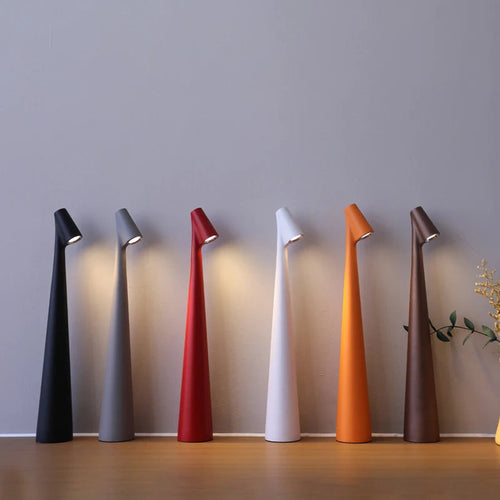 Moderne Bordlampe | LED Skrivebordslampe med Berøringsdæmpning | Cordless Design til Praktisk Belysning
