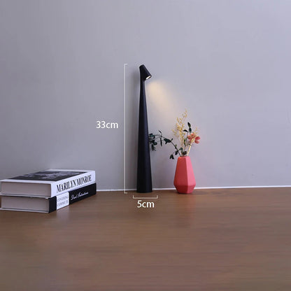 Moderne Bordlampe | LED Skrivebordslampe med Berøringsdæmpning | Cordless Design til Praktisk Belysning