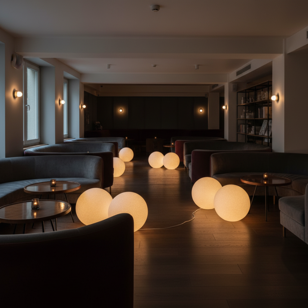 Moderne Gulvlampe i Harpiks med Dæmpbar Belysning | Elegant Design til Stuen