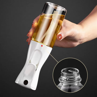 Oliesprayflaske til Madlavning 300ml/500ml – Genopfyldelig Olieforstøver til Køkken, Air Fryer, Grill & Bagning