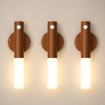 Trådløs LED Væglampe med Bevægelsessensor – Genopladelig Magnetisk Natlampe til Soveværelse, Trappe & Gang